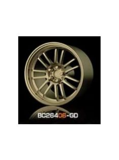   Mothobby Bnds - RACING Wheels & Tyres Set 8MM-9.8MM GOLD4 pcs