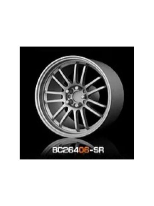Mothobby Bnds - RACING Wheels & Tyres Set 8MM-9.8MM SILVER4 pcs