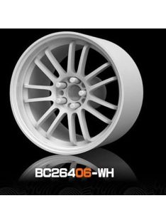   Mothobby Bnds - RACING Wheel & Tire Set 8 mm9.8 mm White4 pcs.