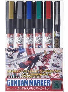   Mr Hobby - Gunze - Mr Hobby -Gunze Gundam Metallic Marker Set