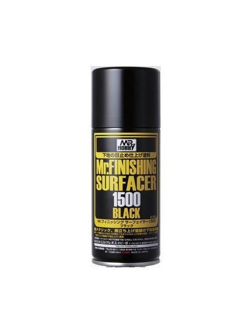 Mr. Hobby - Mr. Finishing Surfacer Spray Acer 1500 Black B-526 (170 ml)