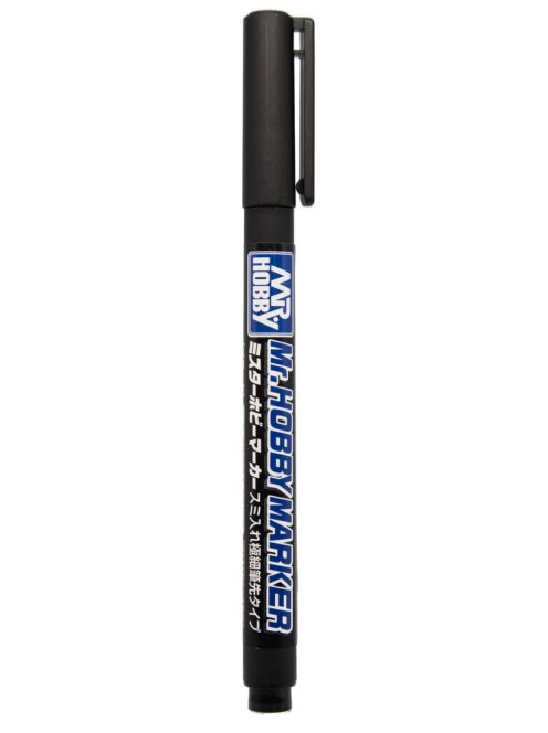Mr Hobby - Mr Hobby -Gunze Mr. Hobby Marker Super Fine Tip Brush Pen Black
