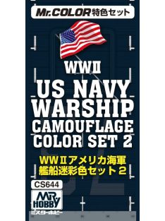 Mr. Hobby - WW II Navy Warship Camoflage Color Set 2 CS644