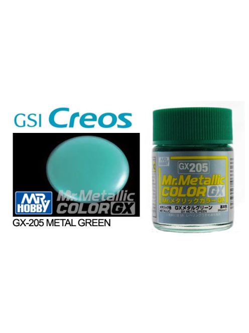 Mr. Hobby - Gx-205 Mr. Color Gx (18 Ml) Metal Green
