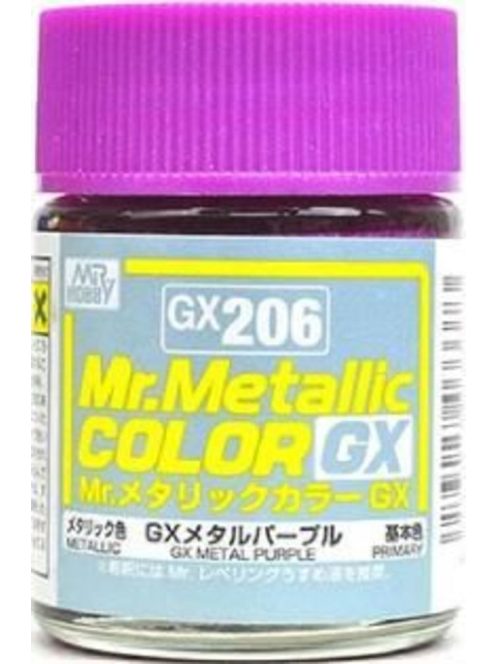 Mr Hobby - Gunze - Mr Hobby -Gunze Mr. Metallic Color GX (18 ml) Metal Purple
