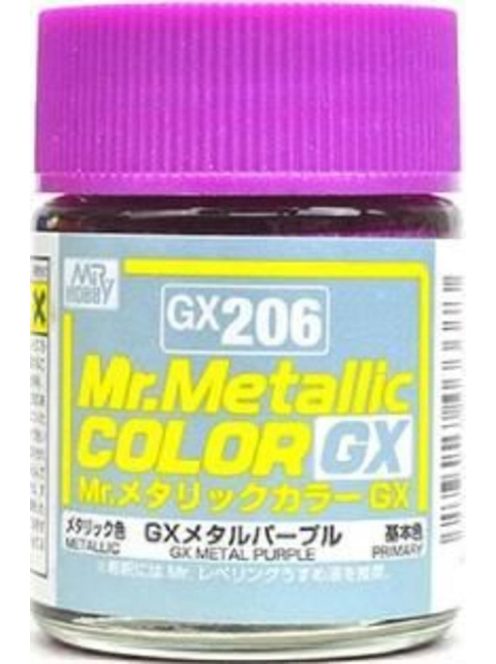 Mr Hobby - Gunze - Mr Hobby -Gunze Mr. Metallic Color GX (18 ml) Metal Purple