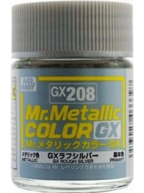 Mr Hobby - Gunze - Mr Hobby -Gunze Mr. Metallic Color GX (18 ml) Rough Silver