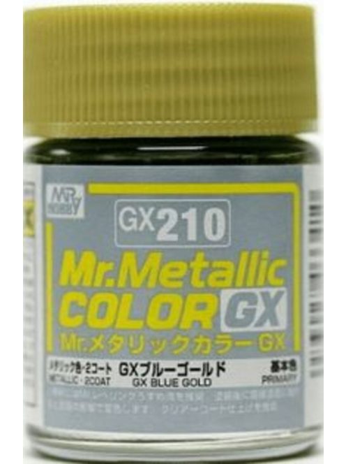 Mr Hobby - Gunze - Mr Hobby -Gunze Mr. Metallic Color GX (18 ml) Blue Gold
