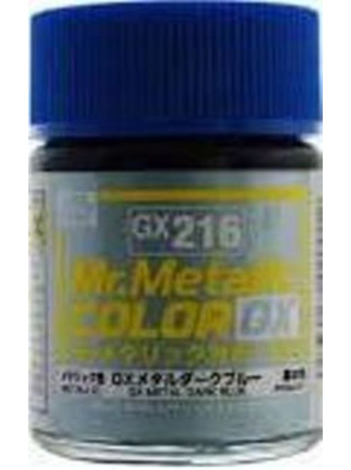 Mr Hobby - Gunze - Mr Hobby -Gunze Mr. Metallic Color GX (18 ml) Metal Dark Blue