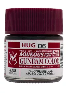   Mr. Hobby - Mr Hobby -Gunze AQUEOUS GUNDAM COLOR (10ml) RED FOR CHAR AZNABLE