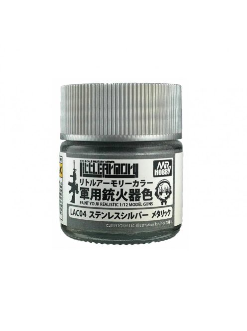 Mr. Hobby - Little Armor Color 04 Stainless Silver