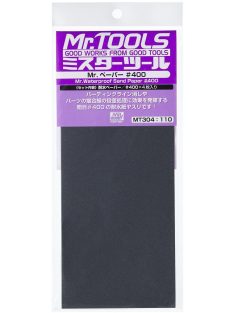   Mr. Hobby - Mr Hobby -Gunze Mr. Waterproof Sand Paper #400 x 4 Sheets