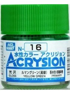Mr. Hobby - Mr Hobby -Gunze Acrysion (10 ml) Yellow Green