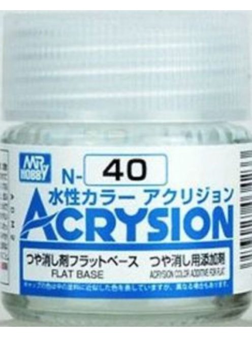 Mr. Hobby - Mr Hobby -Gunze Acrysion (10 ml) Flat Base