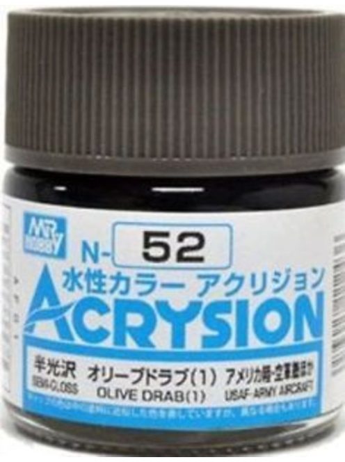 Mr. Hobby - Mr Hobby -Gunze Acrysion (10 ml) Olive Drab (1)