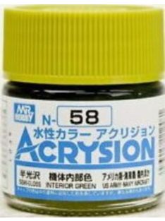   Mr Hobby - Gunze - Mr Hobby -Gunze Acrysion (10 ml) Interior Green