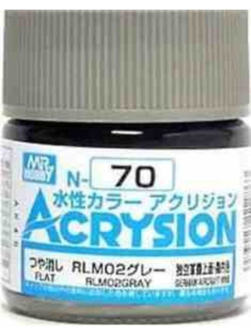 Mr Hobby - Gunze - Mr Hobby -Gunze Acrysion (10 ml) RLM02 Gray