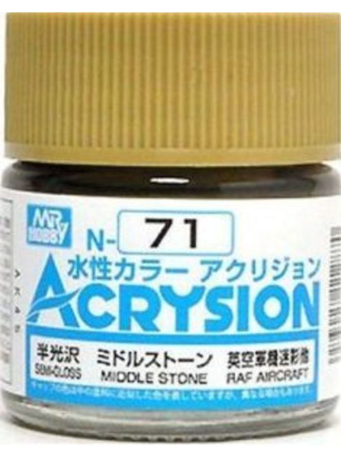 Mr. Hobby - Mr Hobby -Gunze Acrysion (10 ml) Middle Stone