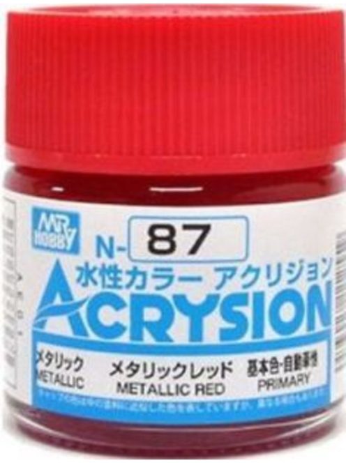 Mr. Hobby - Mr Hobby -Gunze Acrysion (10 ml) Metallic Red