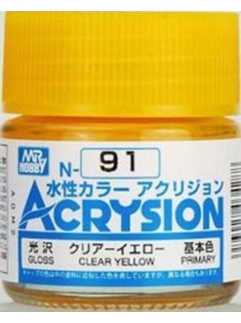 Mr. Hobby - Mr Hobby -Gunze Acrysion (10 ml) Clear Yellow