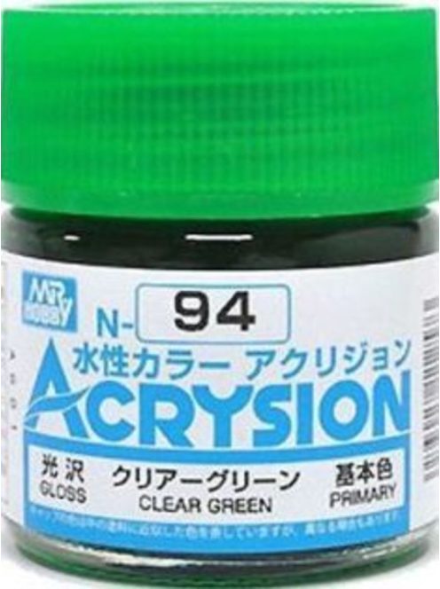 Mr. Hobby - Mr Hobby -Gunze Acrysion (10 ml) Clear Green