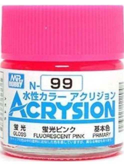 Mr. Hobby - Mr Hobby -Gunze Acrysion (10 ml) Fluorescent Pink