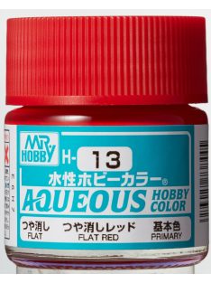   Mr. Hobby - Aqueous Hobby Color - Renew (10 ml) Flat Red H-013