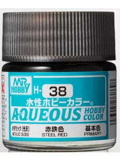   Mr. Hobby - Aqueous Hobby Color - Renew (10 ml) Steel Red H-038