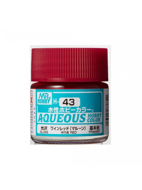 Mr. Hobby - Aqueous Hobby Color H-043 Renew (10 ml) Wine Red