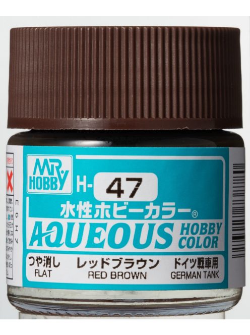 Mr. Hobby - Aqueous Hobby Color - Renew (10 ml) Red Brown H-047