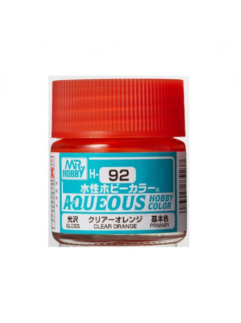 Mr. Hobby - Aqueous Hobby Color H-092 Renew (10 ml) Clear Orange