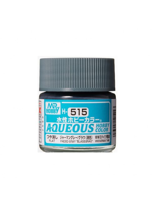 Mr. Hobby - Aqueous Hobby Color H-515 Renew (10 ml) Faded Gray "Blassgrau"