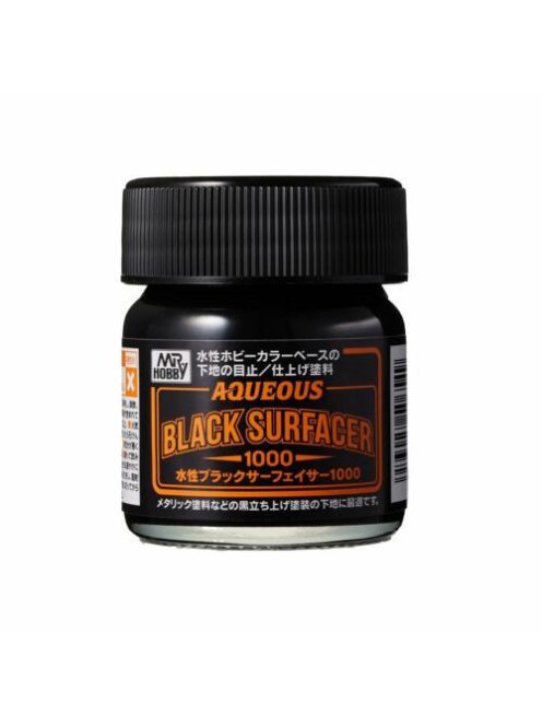 Mr. Hobby - Aqueous Surfacer Black 1000 (40ml) HSF-03