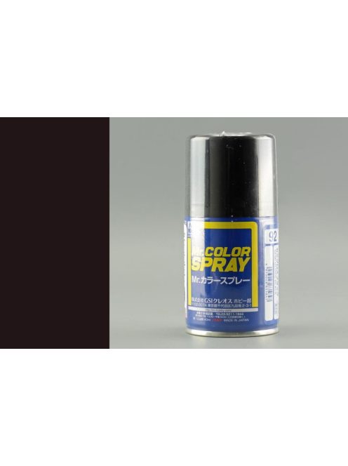 Mr. Hobby - Mr. Color Spray (100 ml) Semi Gloss Black S-092