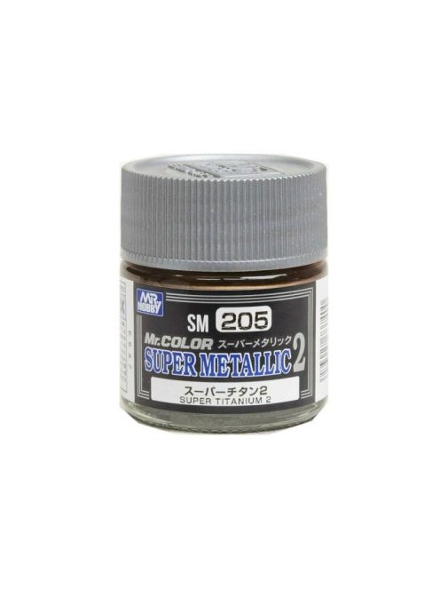 Mr. Hobby - Mr. Color Super Metallic II (10 ml) Super Titanium II SM-205