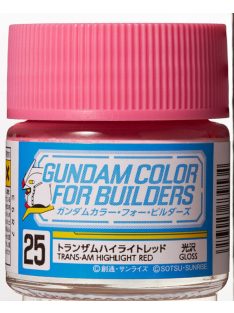   Mr Hobby - Gunze - Mr Hobby -Gunze Gundam Color For Builders (10ml) TRANS-AM HIGHLIGHT RED