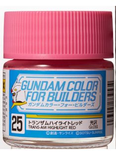   Mr Hobby - Gunze - Mr Hobby -Gunze Gundam Color For Builders (10ml) TRANS-AM HIGHLIGHT RED