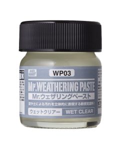   Mr Hobby - Gunze - Mr Hobby -Gunze Weathering Paste Wet Clear
