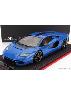   Mr-Models - Lamborghini Countach Lpi 800-4 2021 - Con Vetrina - With Showcase Blue