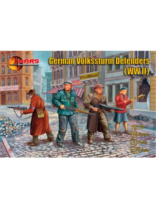 Mars Figures - WWII German Volkssturm Defenders
