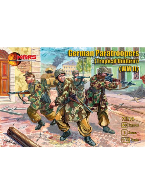 Mars Figures - WWII German paratroopers (Tropical uniform)
