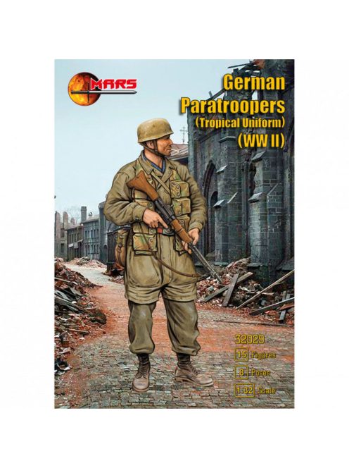 Mars Figures - WWII German Paratroopers (Tropical Uniform)