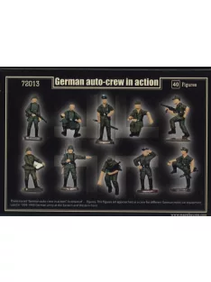 Mars Figures - WWII German auto-crew in action