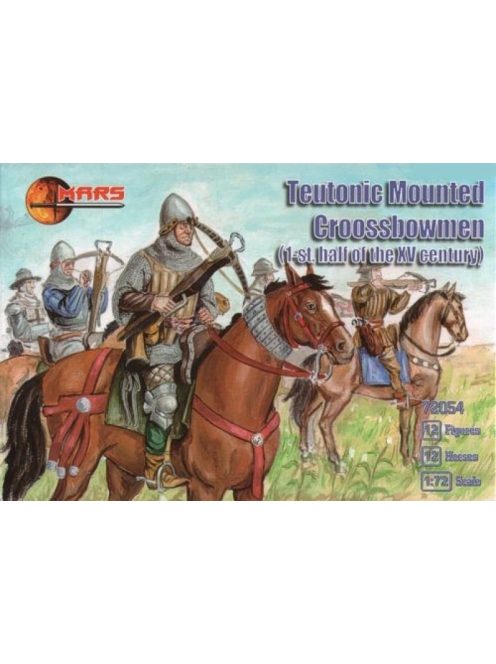 Mars Figures - Teutonic mounted crossbowmen, 1st h/XV