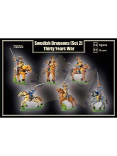 Mars Figures - Swedish dragoons,set 2, Thirty Years War