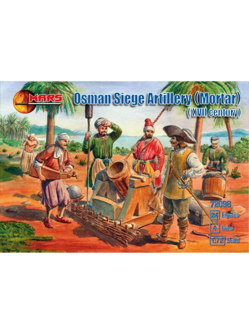 Mars Figures - Osman siege artillery (Mortar,XVII centu