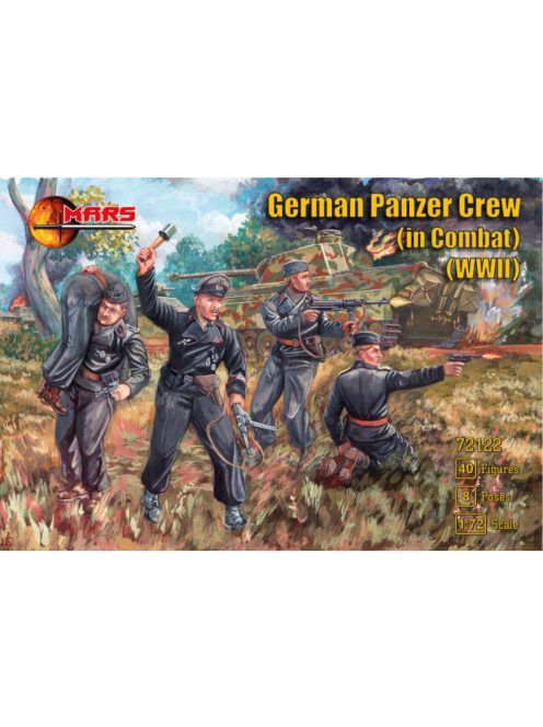 Mars Figures - German Panzer Crew (in Combat) WWII