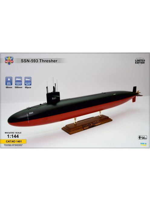 Modelsvit - USS Thresher (SSN-593) submarine