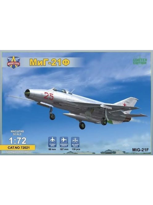 Modelsvit - MIG-21F(Izdeliye"72")Soviet supersonic fighter