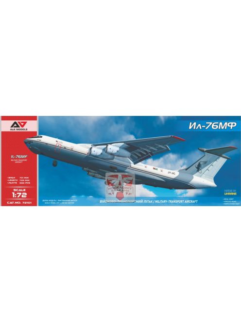 A&A Models - 1/72 IL-76MF strategic transporter ( 4 liveries)